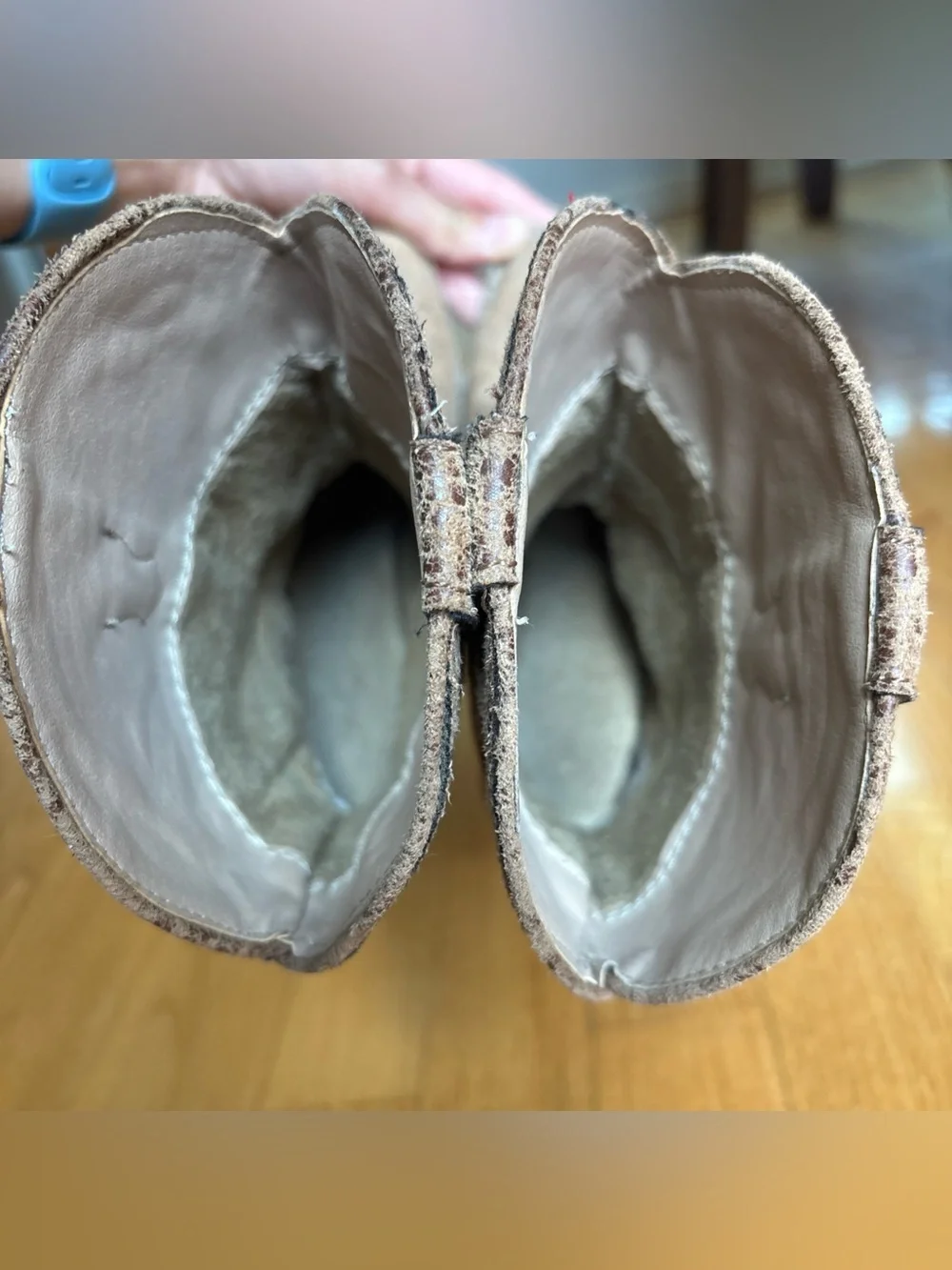 Roper Kids Scout Square Toe Cowboy Boots Brown Distressed Wear Toddler Boy Sz 13